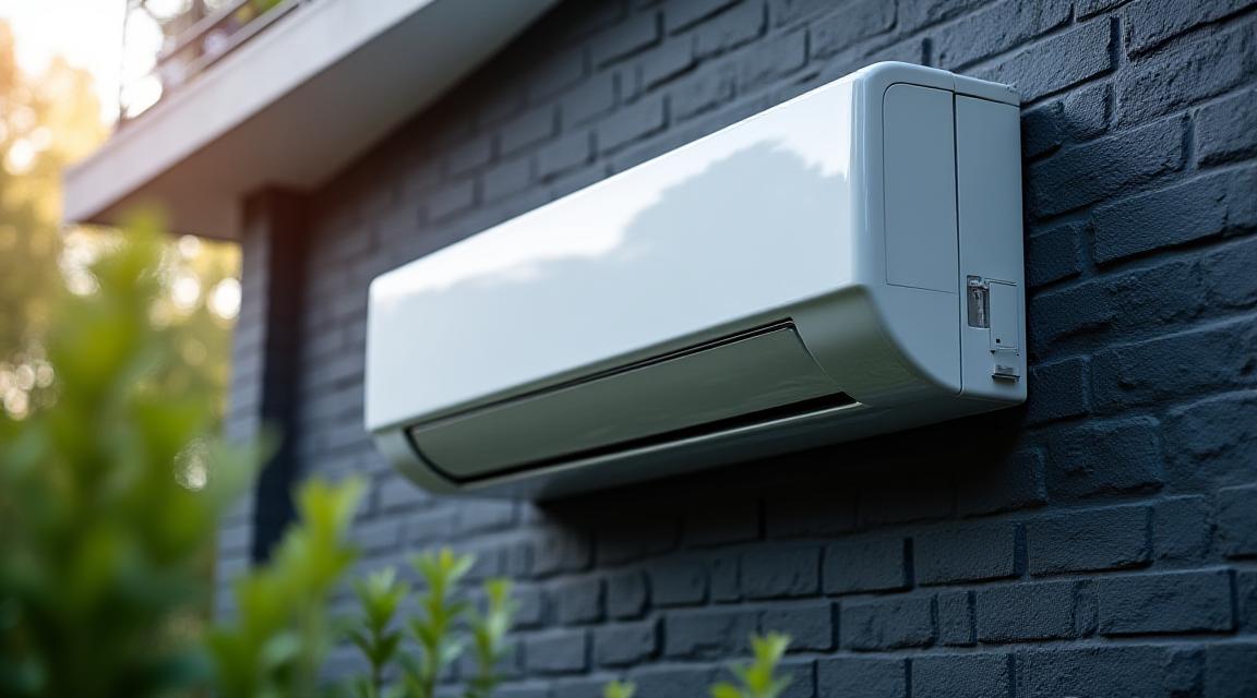 Modern energy-efficient HVAC external unit